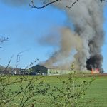 Scheunenbrand in Ranstadt